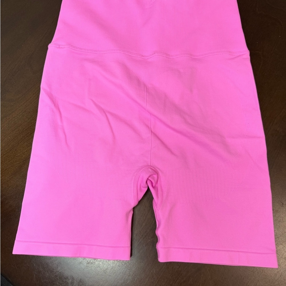 PINK Victoria's Secret High Waist Shorts - Bright Pink - Picture 2 of 4
